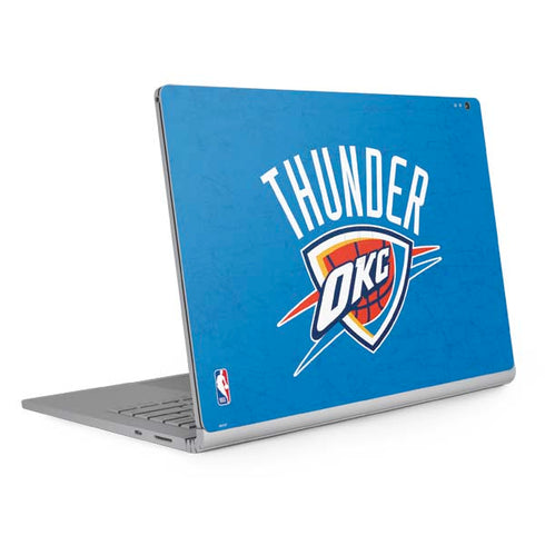 NBA OKC Thunder Distressed Surface Book 2 13.5in Skin