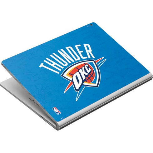 NBA OKC Thunder Distressed Surface Book Skin
