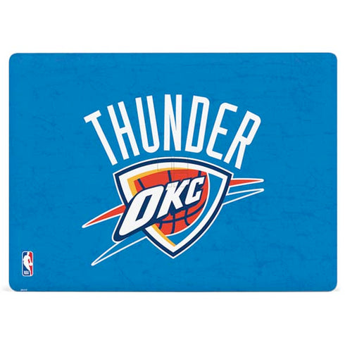 NBA OKC Thunder Distressed Surface Laptop 2 Skin
