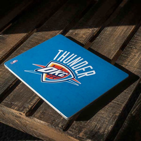 NBA OKC Thunder Distressed Surface Laptop 2 Skin