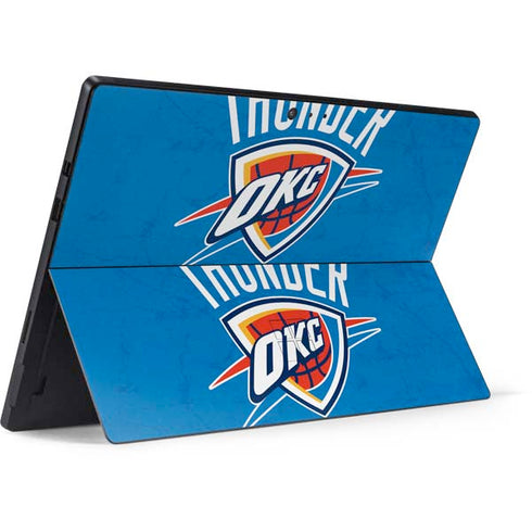 NBA OKC Thunder Distressed Surface Pro 6 Skin