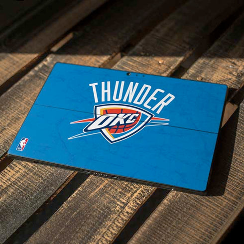 NBA OKC Thunder Distressed Surface Pro 6 Skin