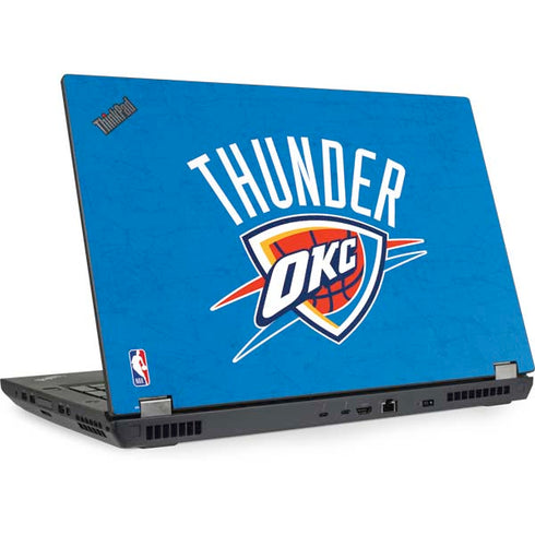 NBA OKC Thunder Distressed Lenovo ThinkPad Skin