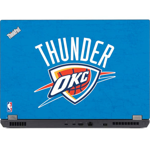 NBA OKC Thunder Distressed Lenovo ThinkPad Skin