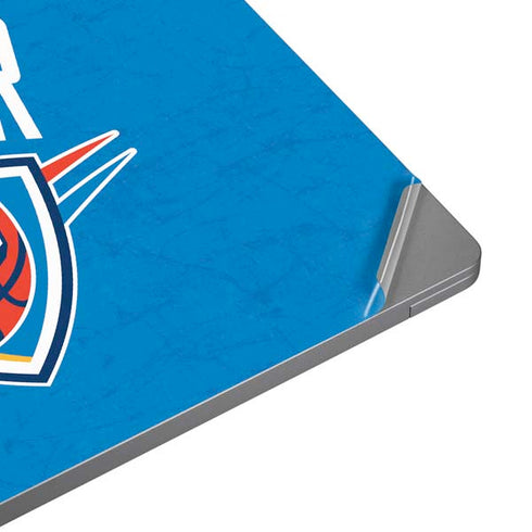 NBA OKC Thunder Distressed Universal Laptop 16in (13 x 9.4in) Skin
