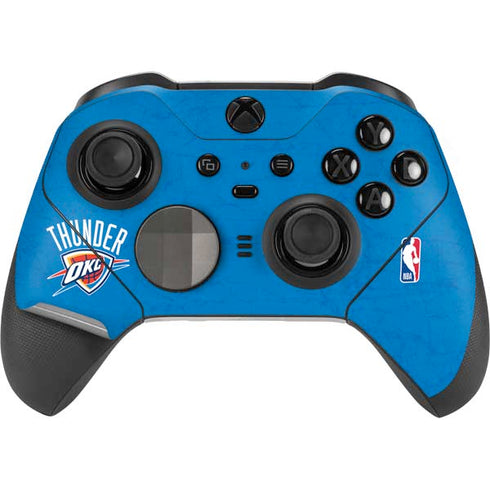 NBA OKC Thunder Distressed Xbox Elite Wireless Controller Series 2 Skin