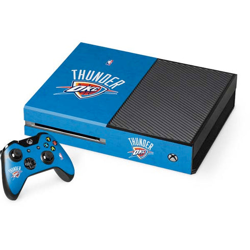 NBA OKC Thunder Distressed Xbox One Skins