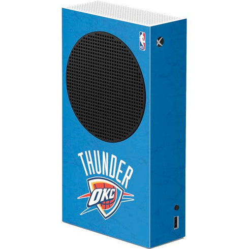 NBA OKC Thunder Distressed Xbox Series S Console Skin