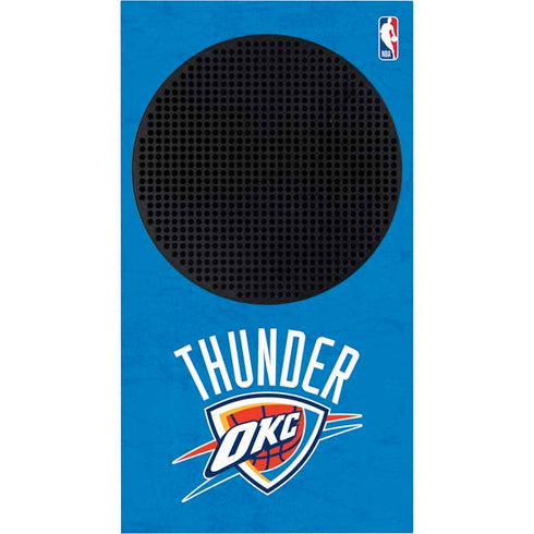 NBA OKC Thunder Distressed Xbox Series S Console Skin