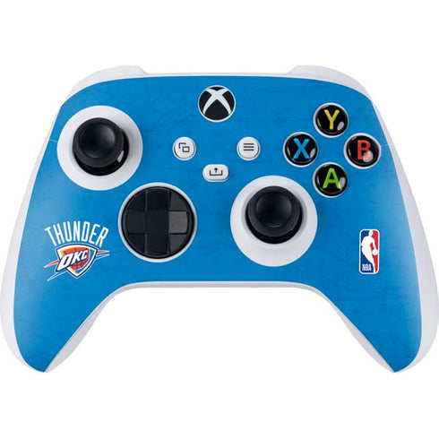 NBA OKC Thunder Distressed Xbox Series S Controller Skin