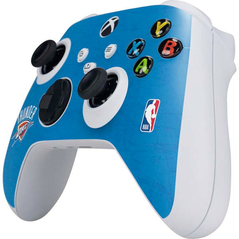 NBA OKC Thunder Distressed Xbox Series S Controller Skin