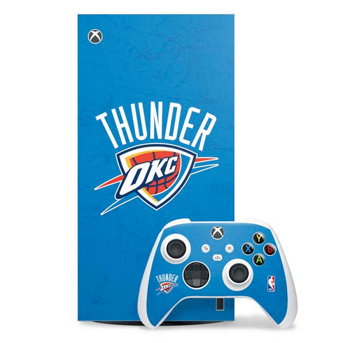 NBA OKC Thunder Distressed XBox Series X Digital Edition Bundle Skin