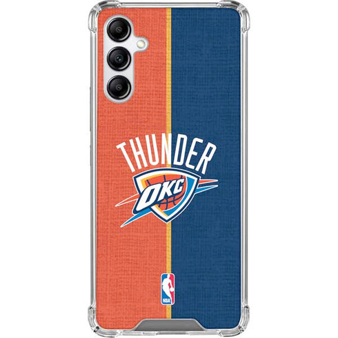 NBA OKC Thunder Split Gabb Phone 4 Clear Case