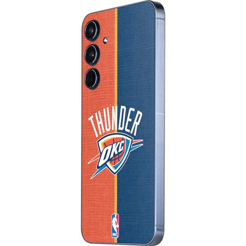 NBA OKC Thunder Split Galaxy A35 5G Skin