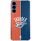 NBA OKC Thunder Split Galaxy A55 5G Clear Case