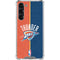 NBA OKC Thunder Split Galaxy S24 FE Clear Case