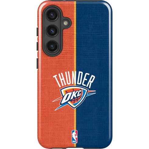 NBA OKC Thunder Split Galaxy S25 Impact Case