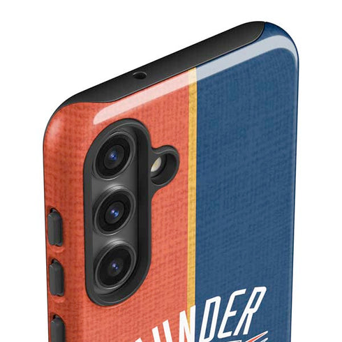 NBA OKC Thunder Split Galaxy S25 Impact Case