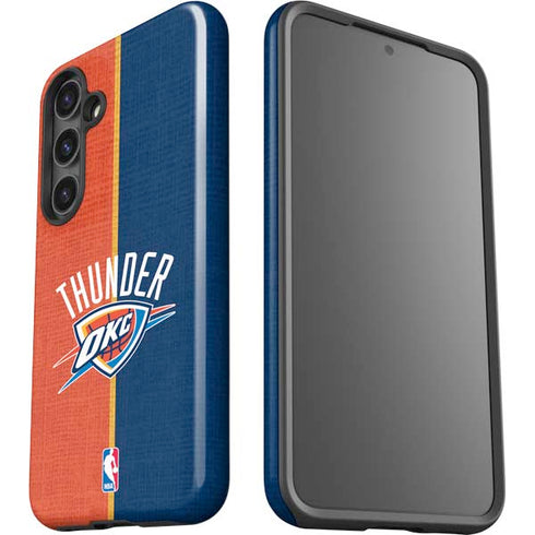 NBA OKC Thunder Split Galaxy S25 Impact Case