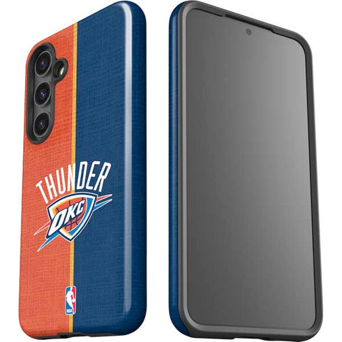 NBA OKC Thunder Split Galaxy S25 Plus Impact Case