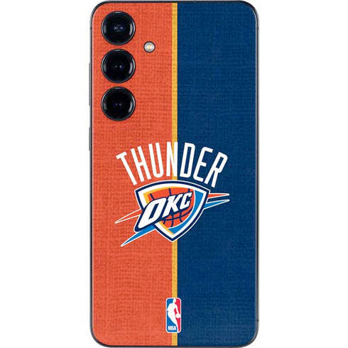NBA OKC Thunder Split Galaxy S25 Plus Skin