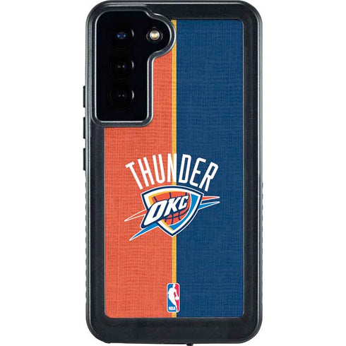 NBA OKC Thunder Split Galaxy S24 Plus Waterproof Case