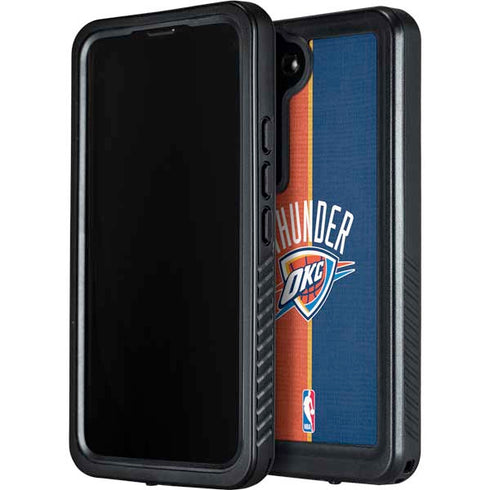 NBA OKC Thunder Split Galaxy S24 Plus Waterproof Case
