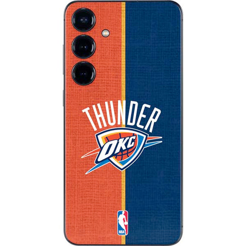 NBA OKC Thunder Split Galaxy S25 Skin