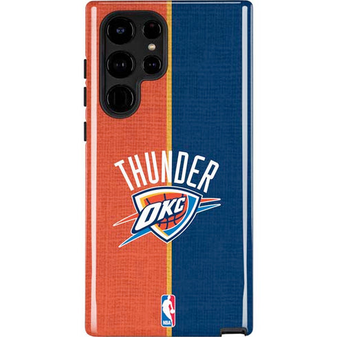 NBA OKC Thunder Split Galaxy S25 Ultra Impact Case