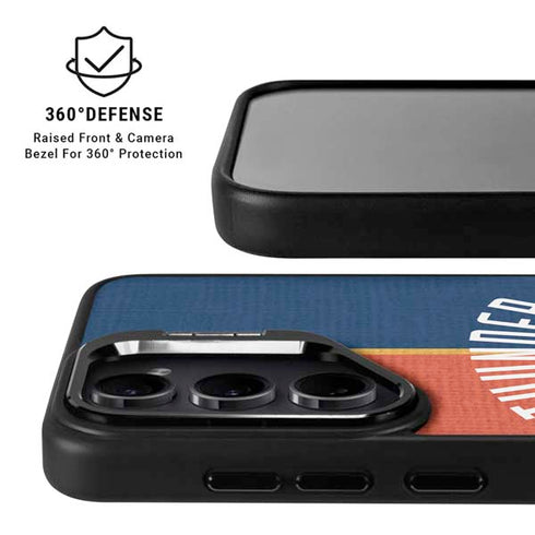 NBA OKC Thunder Split Galaxy S25 Ultra Kickstand Case