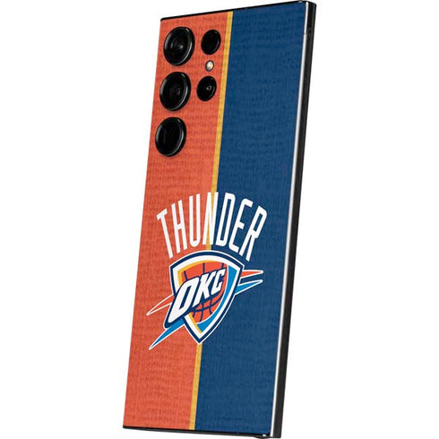 NBA OKC Thunder Split Galaxy S25 Ultra Skin