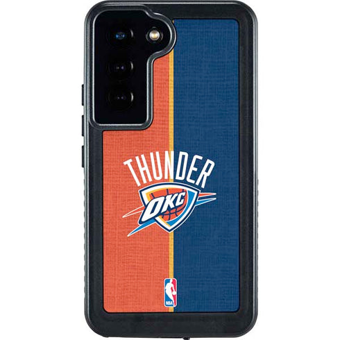 NBA OKC Thunder Split Galaxy S24 Waterproof Case