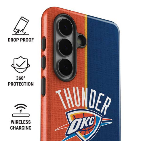 NBA OKC Thunder Split Galaxy S26 Plus Impact Case
