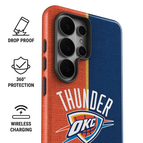 NBA OKC Thunder Split Galaxy S26 Ultra Impact Case