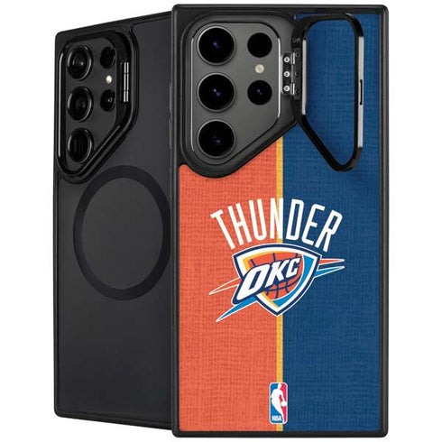 NBA OKC Thunder Split Galaxy S26 Ultra Kickstand Case