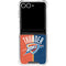 NBA OKC Thunder Split Galaxy Z Flip7 Clear Case