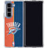 NBA OKC Thunder Split Galaxy Z Fold5 5G Clear Case