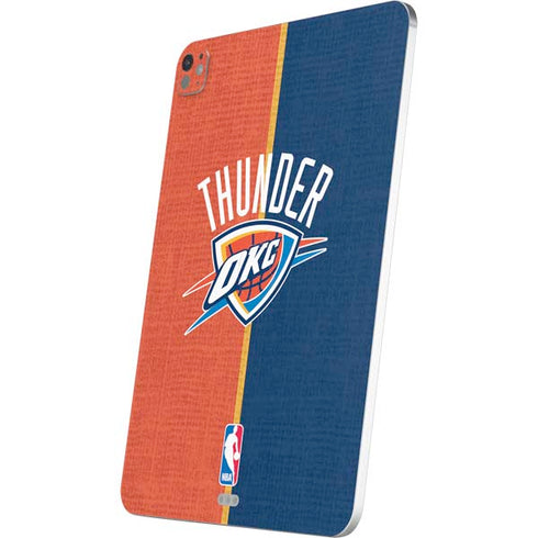 NBA OKC Thunder Split iPad Pro 13in M4 (2024) Skin