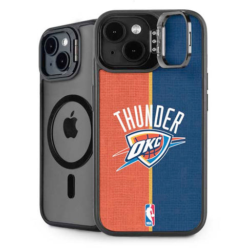 NBA OKC Thunder Split iPhone 14 Kickstand Case