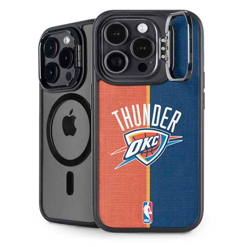 NBA OKC Thunder Split iPhone 14 Pro Kickstand Case