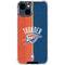 NBA OKC Thunder Split iPhone 15 Clear Case