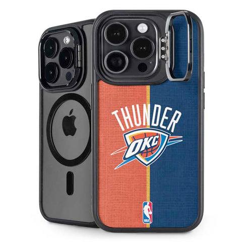 NBA OKC Thunder Split iPhone 15 Pro Max Kickstand Case