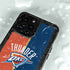 NBA OKC Thunder Split iPhone 15 Pro Waterproof Case