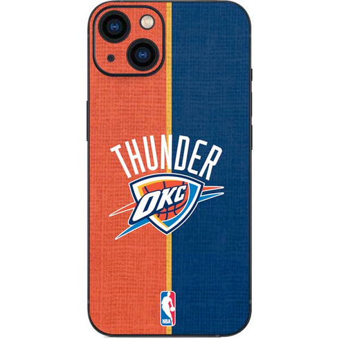 NBA OKC Thunder Split iPhone 15 Skin