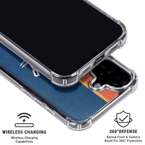 NBA OKC Thunder Split iPhone 16 Plus MagSafe Case