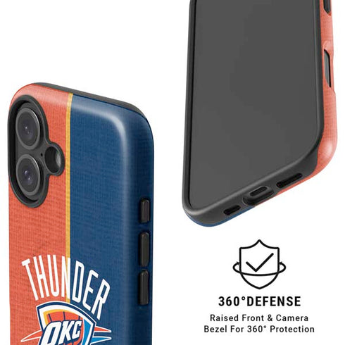 NBA OKC Thunder Split iPhone 16 Plus Magsafe Impact Case