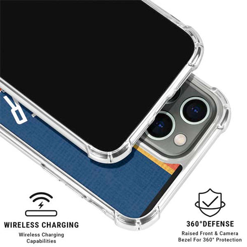 NBA OKC Thunder Split iPhone 16 Pro Clear Case