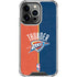 NBA OKC Thunder Split iPhone 16 Pro Max Clear Case