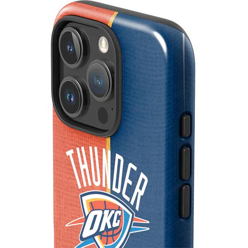 NBA OKC Thunder Split iPhone 16 Pro Max Impact Case