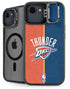 NBA OKC Thunder Split iPhone 16e Kickstand Case